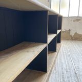 Double-sided counter with XL oak compartments