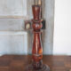 Pied de lampe bois, lampe à poser, lampe bois, lampe d'appoint, éclairage