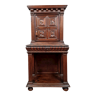 Cabinet dressoir Renaissance style in solid walnut around 1850