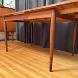 Large teak table from Lübke, Germany, 1960s