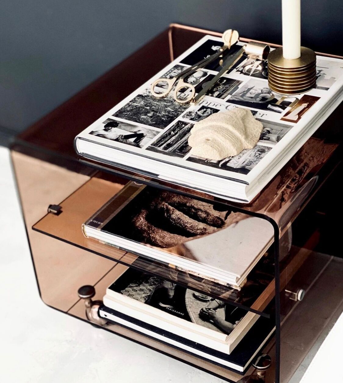 Plexiglas side table