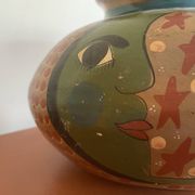 Vintage 90's Mexican ceramic vase