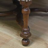 Importante Banquette de Propriété à Tissu fleuri, époque Louis XIV – Début XVIIIe