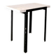 Side console table - Steel and marble - Vintage of the 50s