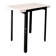 Side console table - Steel and marble - Vintage of the 50s