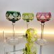 Box of 4 Val Saint Lambert "Berncastel" no. 204 Roemer glass – Belgium 1905