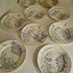 Lot De 9 Assiettes Plates Terre De Fer