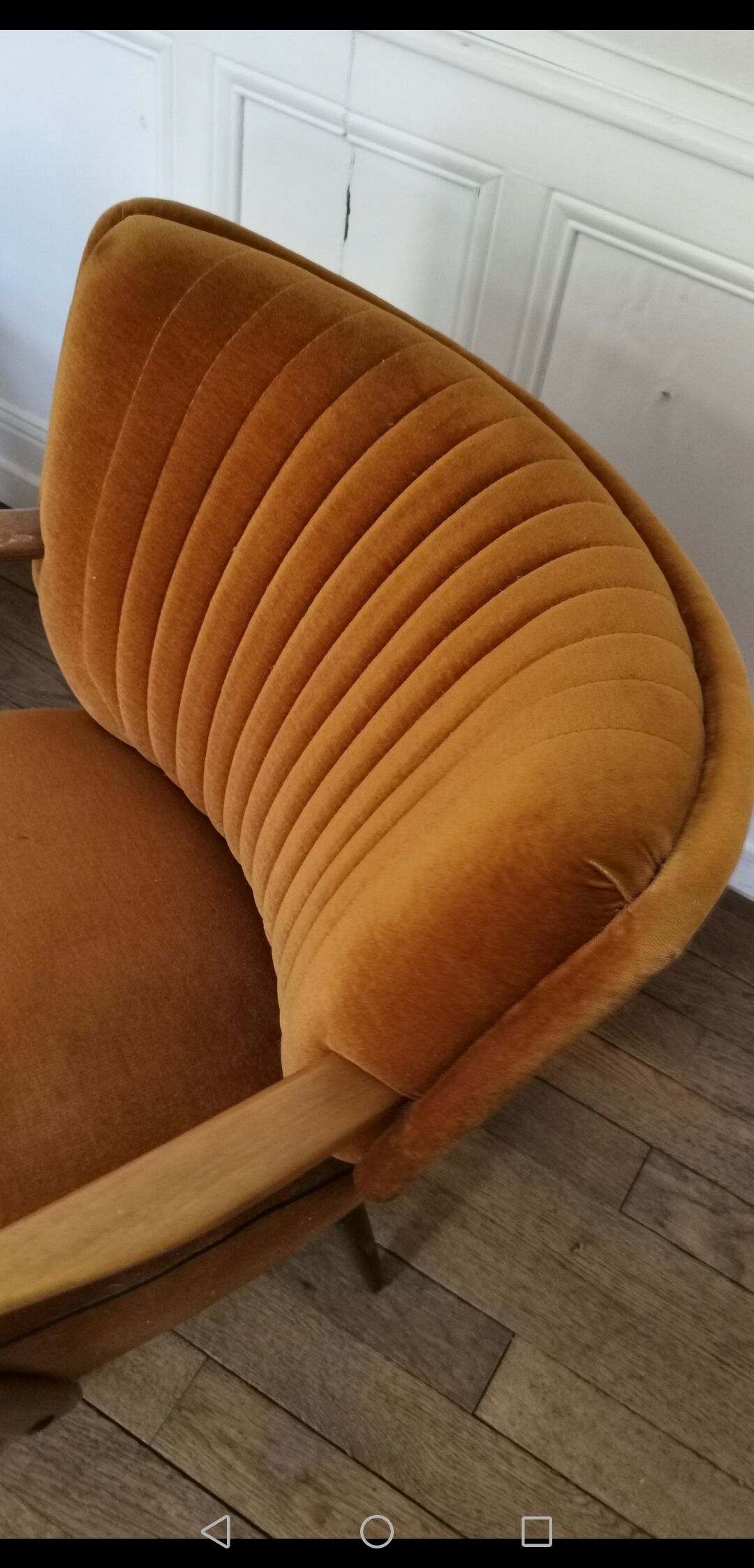 Chair vintage 50/60s beige pink