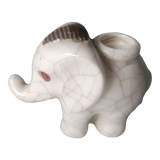 Former pyrogen art deco faience crackthe shape of elephant