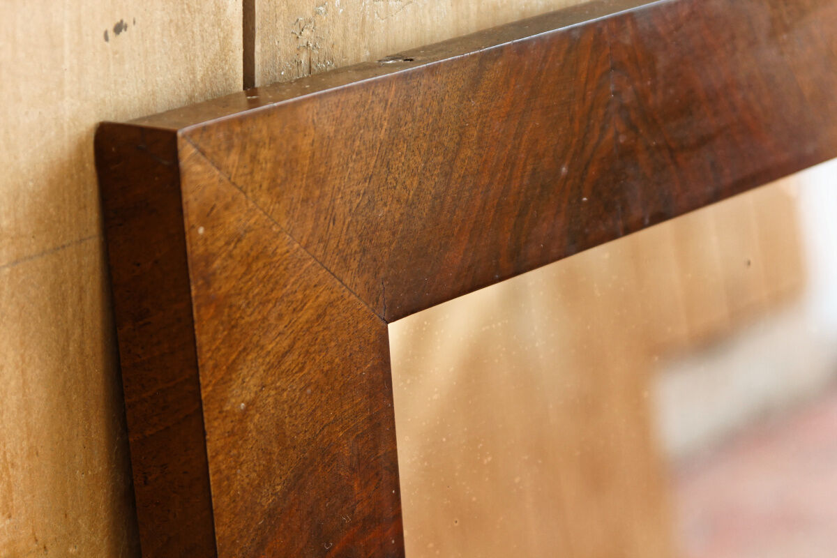 Art Deco trumeau mirror – rosewood