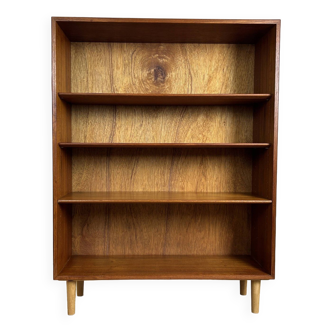 Scandinavian vintage teak open bookcase, 1960s