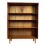 Scandinavian vintage teak open bookcase, 1960s