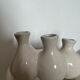 White ceramic soliflore