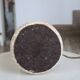 Stone lamp, herbarium lampshade, 60s