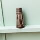 Vintage VEB Coswig GDR Ceramic Vase Marron with Beige Ritzdekor, 1970s