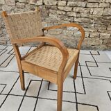 Vintage rope armchair