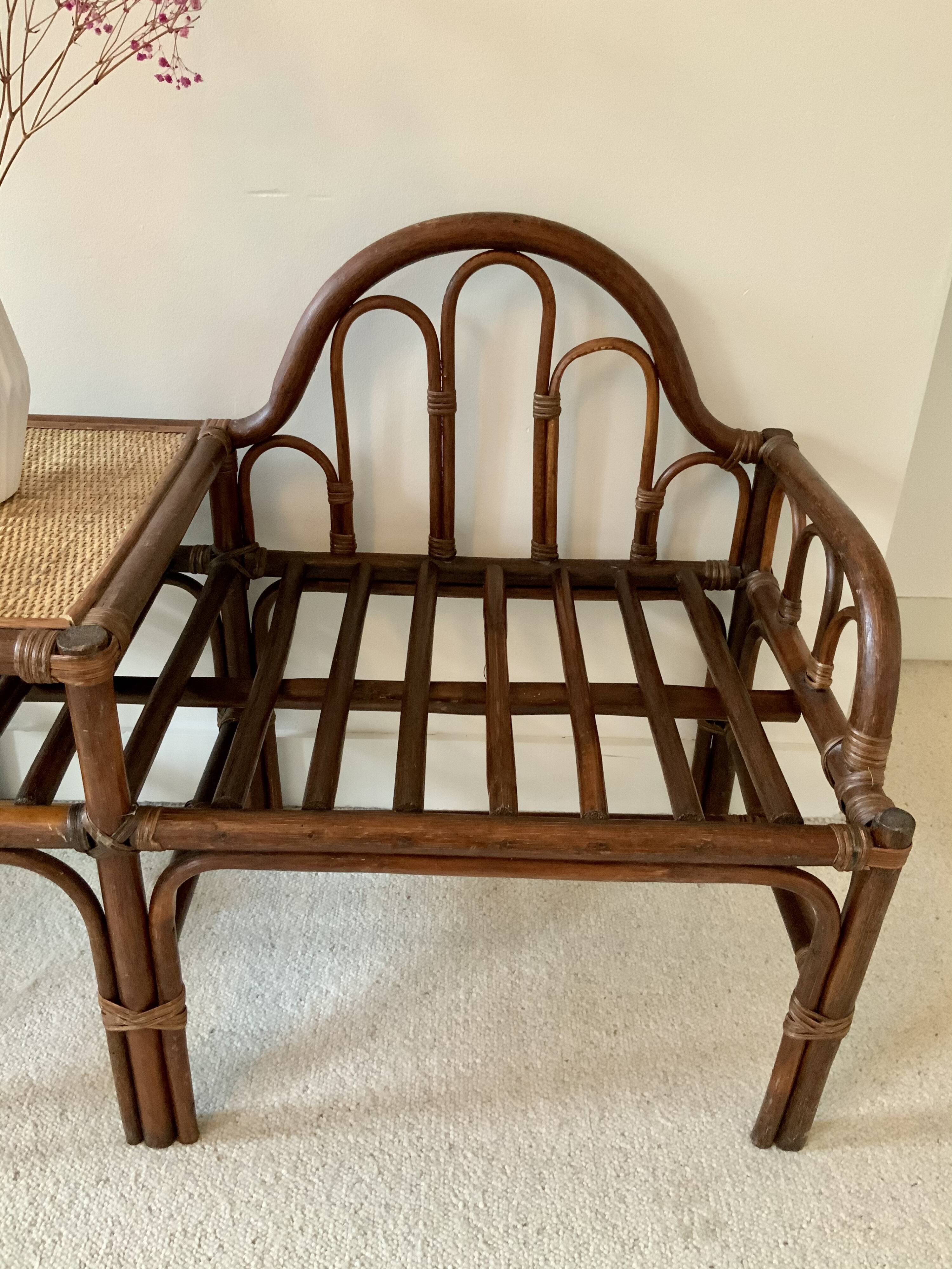 Rattan phone furniture