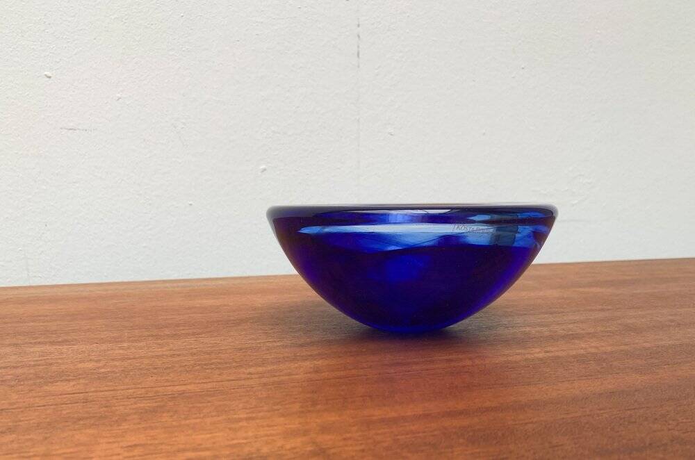 Vintage Swedish glass bowl by Kosta Boda
