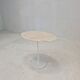 Table d’appoint ovale en marbre par Eero Saarinen pour Knoll