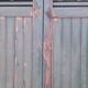 Pair of shutters oak parts with louvers 201,5x106cm