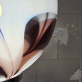 Vintage Italian design glass Carlo Moretti Murano pendant lamp