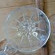 6 coupes à champagne anciennes en cristal