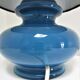 Vintage blue glass lamp 70