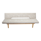 1960s Miroslav Navratil Convertible Restored Daybed Sofa, Czechoslovakia