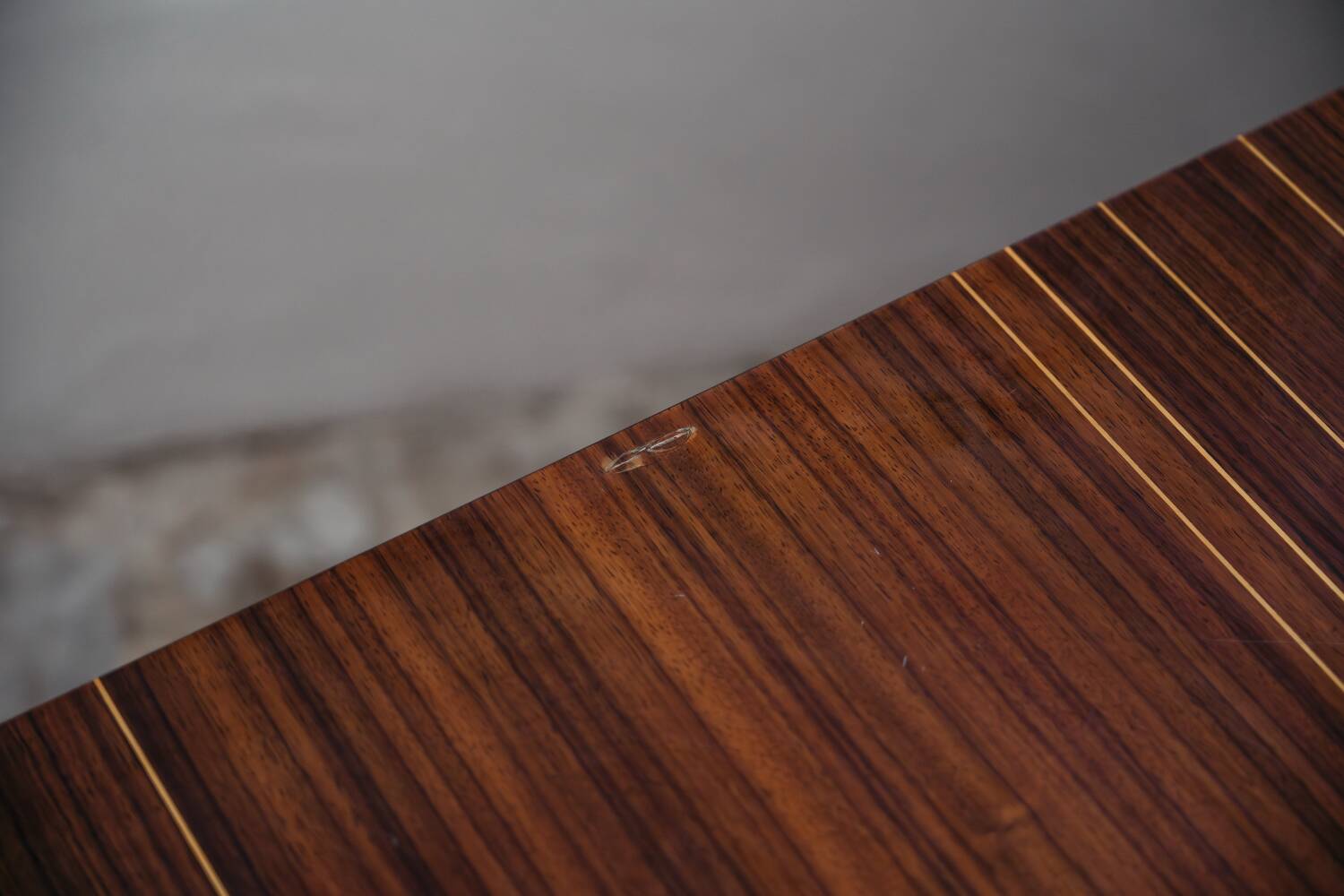 Credenza In Palissandro Monumentale Zebrawood Lacquered Mid-Century De