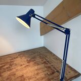 Vintage, architect lamp, articulated lamp, Twist brand, Model T1, 1970s, blue, décor