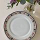 Set of 7 flat plates in Limoges porcelain