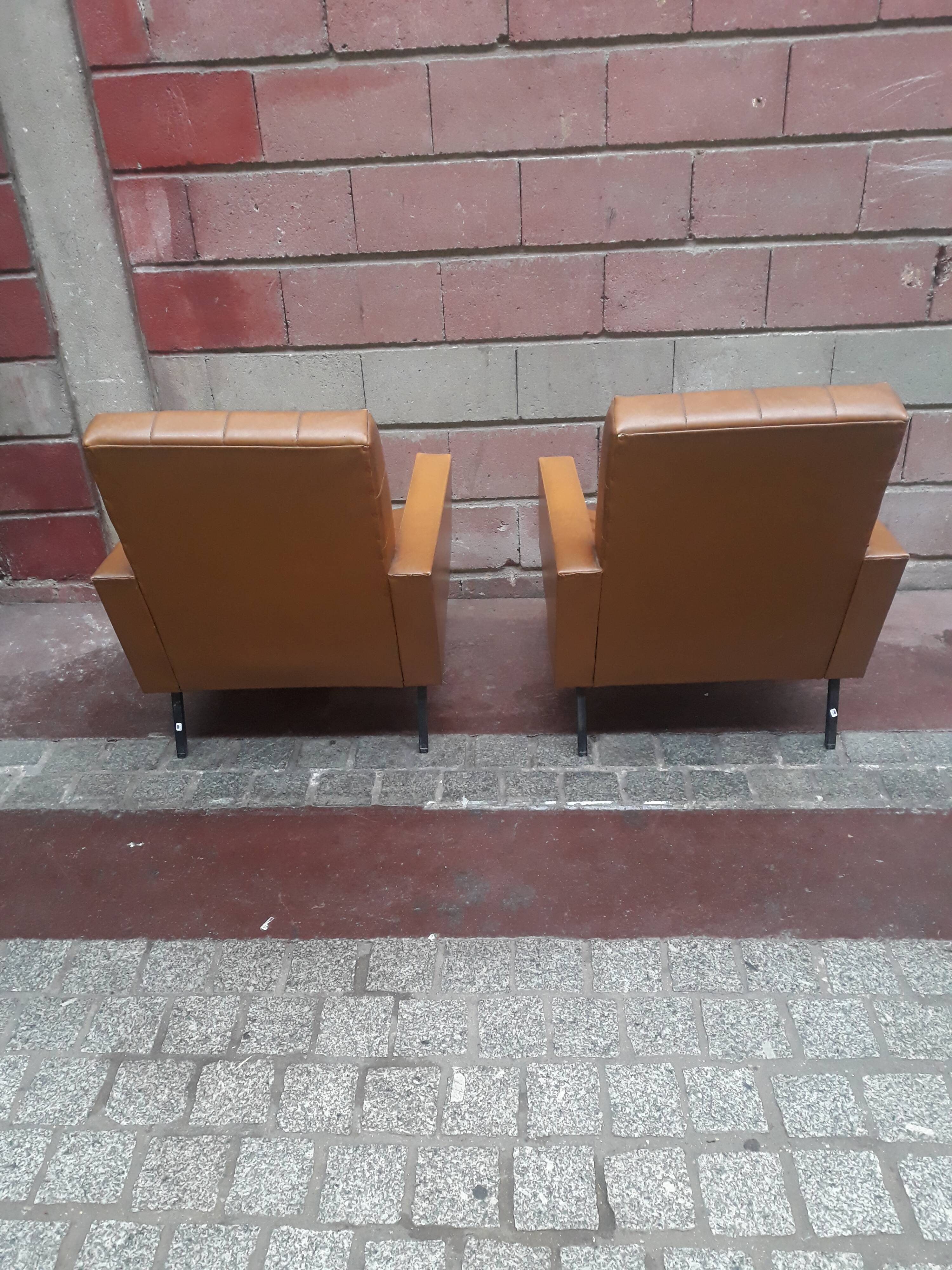 Pair of armchairs, 1980