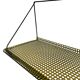Vintage Wall shelf Pilastro perforated yellow wall unit 1960
