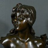 Bronze “Capture”, signed E.Villanis – Late 19th century