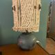 Vintage ceramic ball lamp