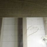 Gold bronze center tray 19th mirror mercury