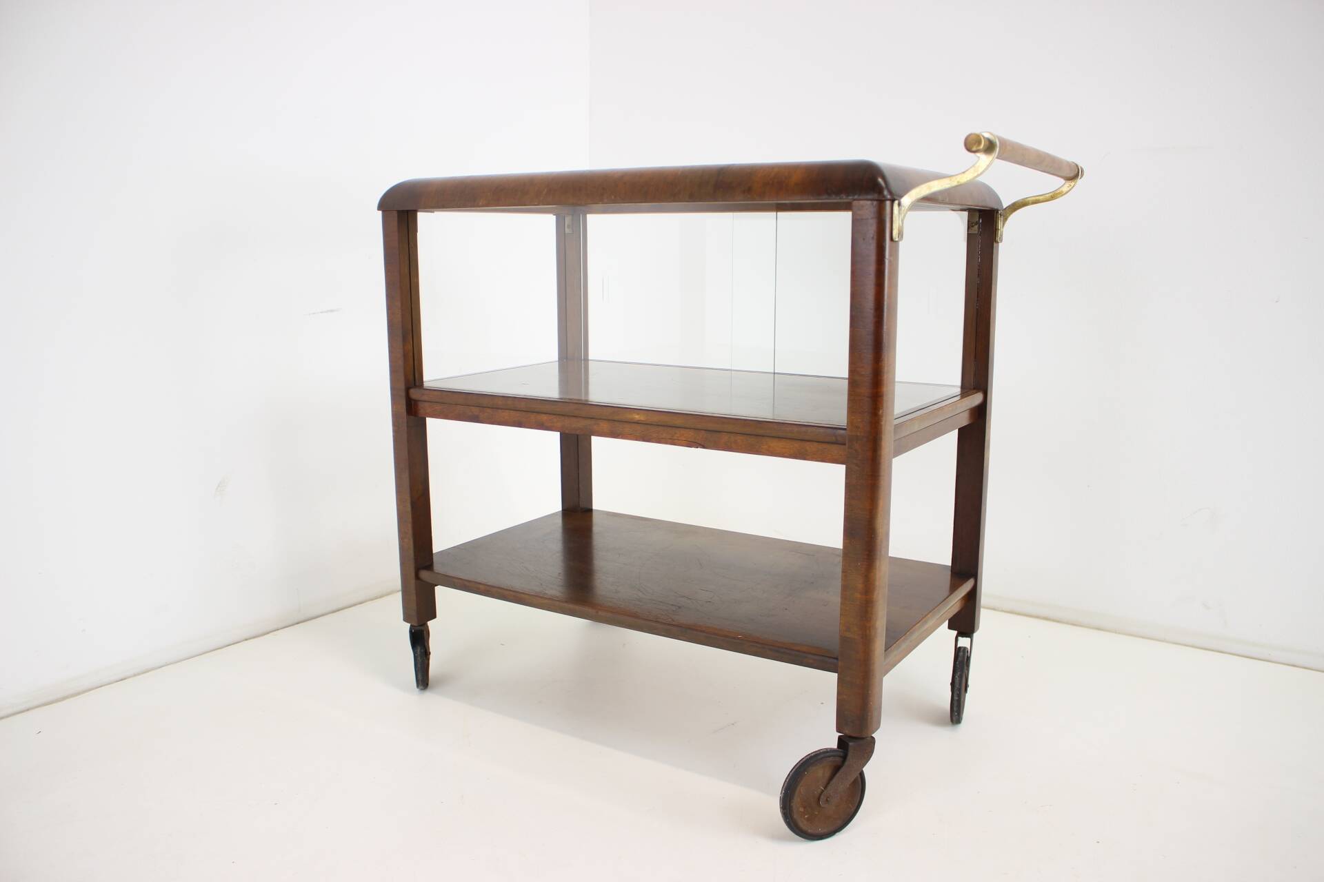 1930s Art Deco Serving Bar/Cart, Czechoslovakia