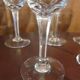 Suite de 8 verres à vin en cristal