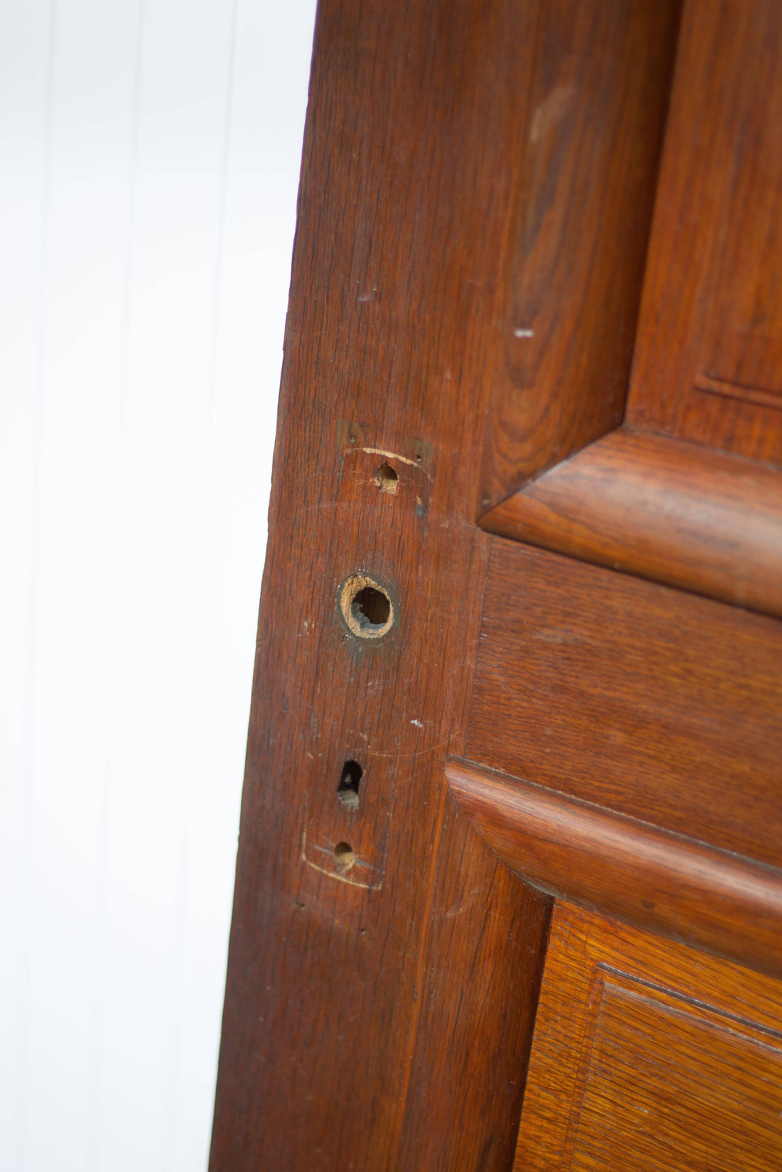 Old door, old wooden door, large vintage door, interior door, artisanal door, 50's