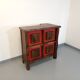 Bright brutalist bar furniture aranjou vintage from the 50s 60s in solid elm