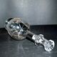 Baccarat crystal decanter aswan art deco model 1930 cut feather sheets