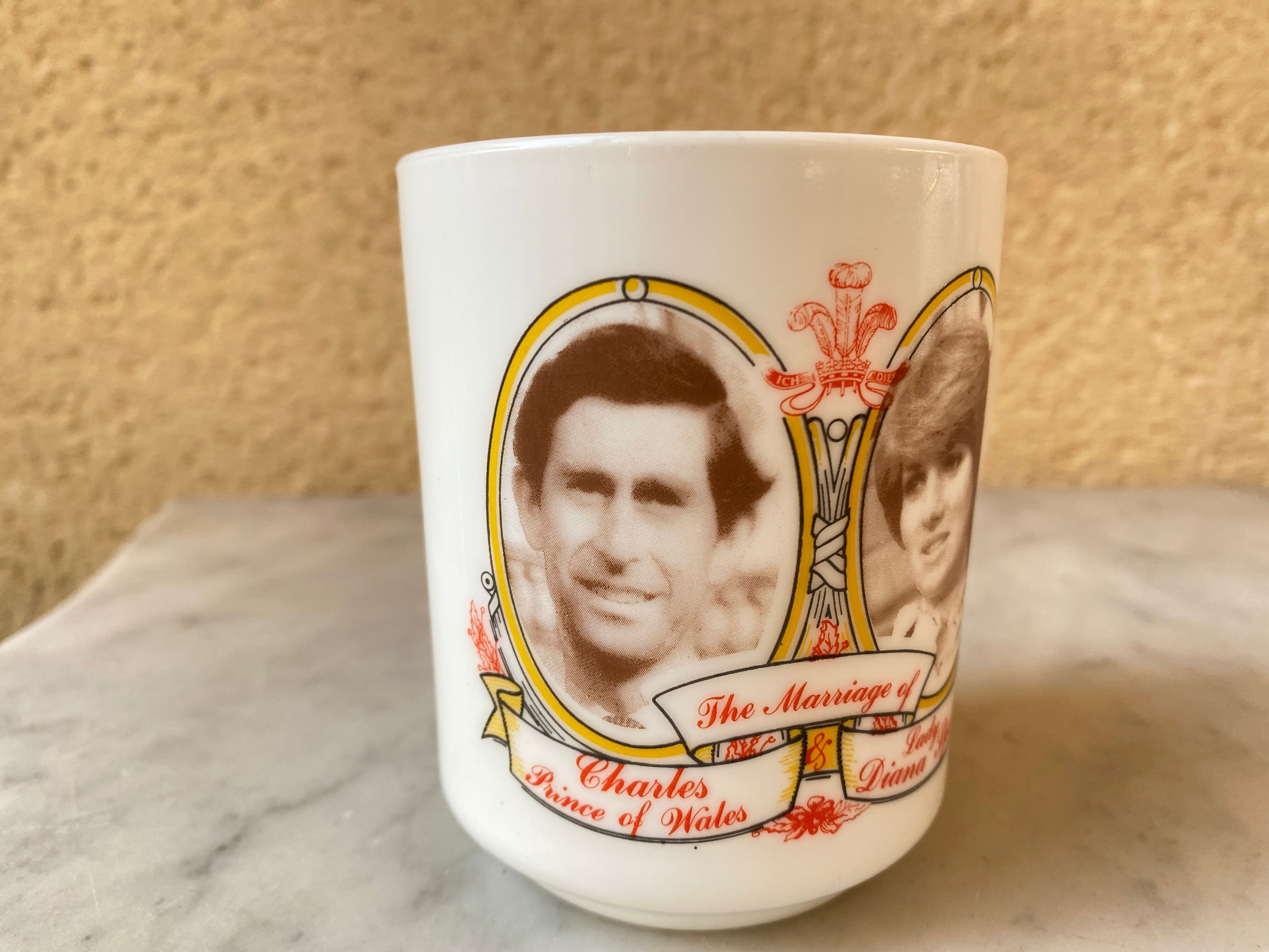 Mug cup arcopal collector's wedding Prince Charles ' Diana 1984
