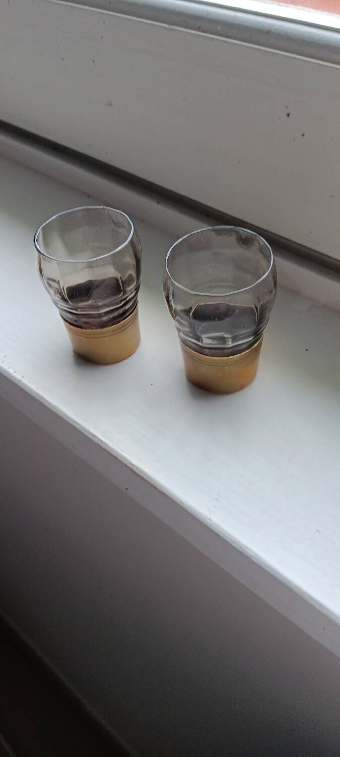 2 shot glasses