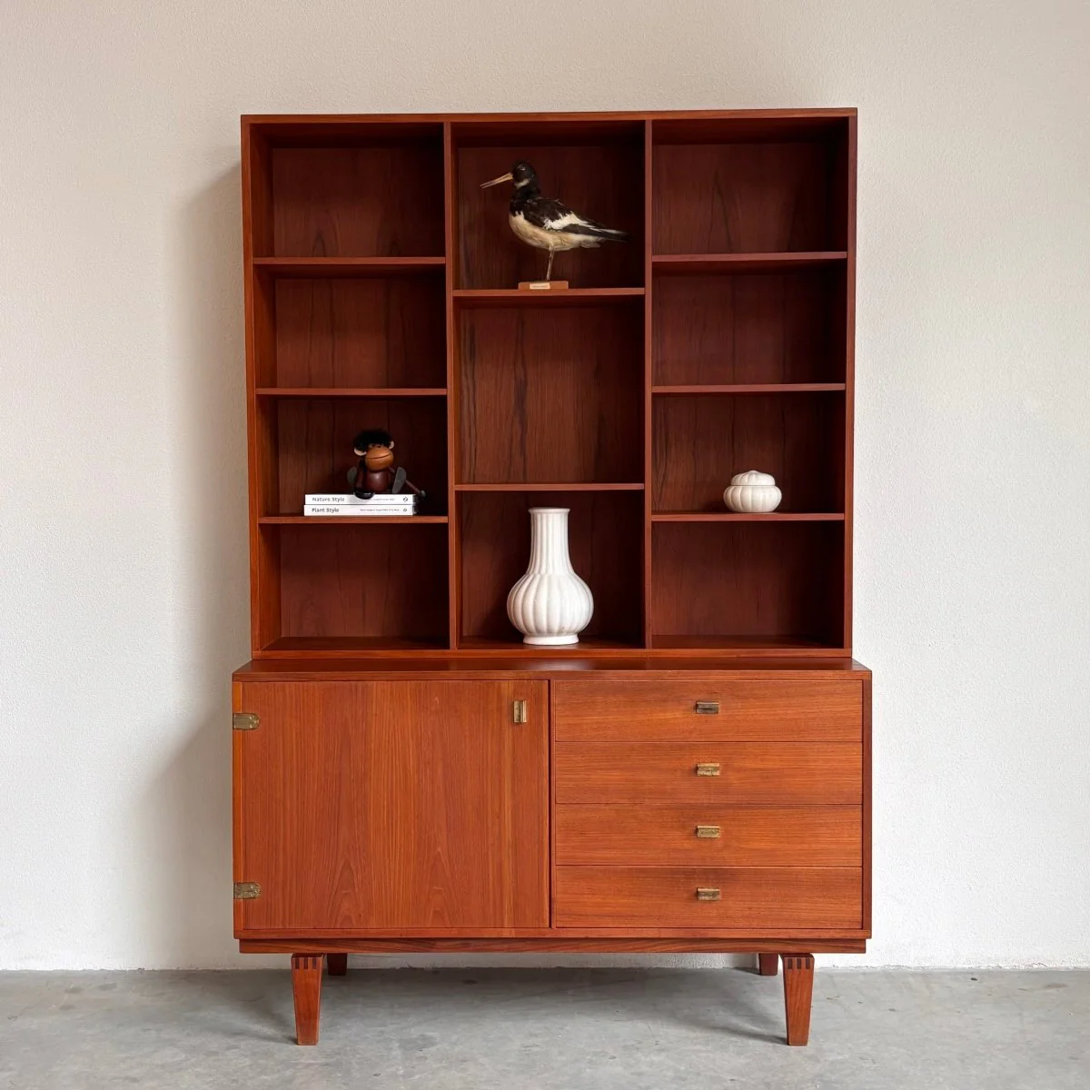 Vintage bookcase - wall cabinet teak Peter Løvig