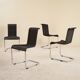 Chaises tubulaires cantilever, modèle B20, Tecta, 1980’s 