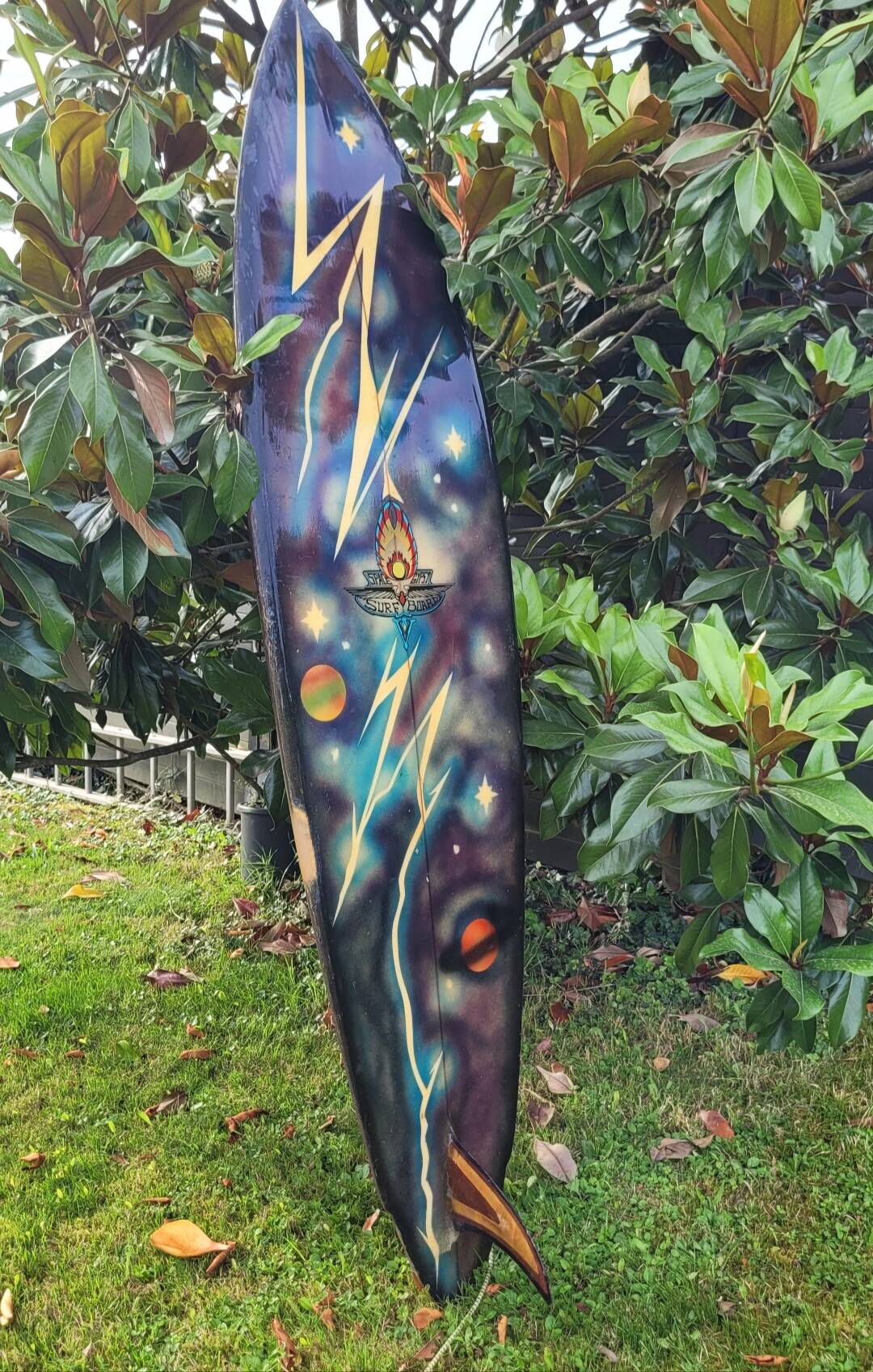 Vintage Danny Garland & Mike Conlan Surfboard for Space-Gypsy 1976