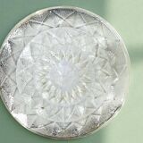 Pair glass flush mount lights wall or ceiling