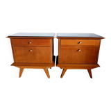 Vintage bedside tables from the 1950s.