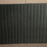 lot pair of signed armchairs with headboard