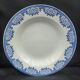 6 antique plates Sarreguemines Digoin Model CAPRI blue